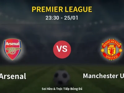 Soi Kèo Arsenal vs Manchester United – 23:30 25/01 | Nhận Định, Dự Đoán Tỷ Số