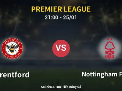 🔴 Trực Tiếp: Brentford 0-1 Nottingham Forest – Link Xem Premier League (Full HD)