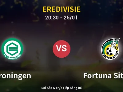🔴 Trực Tiếp: Groningen 1-2 Fortuna Sittard – Link Xem Eredivisie (Full HD)