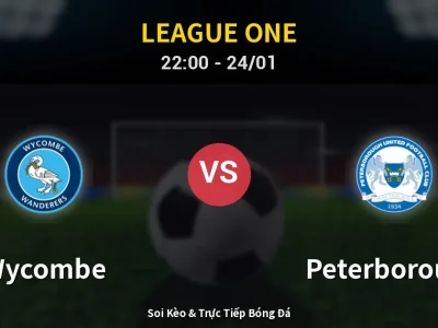 Soi Kèo Wycombe vs Peterborough – 22:00 24/01 | Nhận Định, Dự Đoán Tỷ Số
