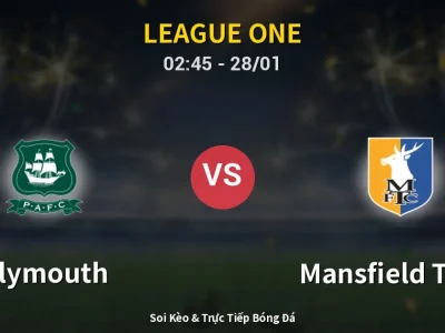 Kết Quả: Plymouth 1-1 Mansfield Town – Highlight & Bàn Thắng | League One