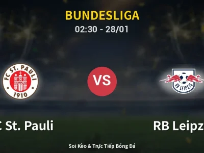 Kết Quả: FC St. Pauli 1-1 RB Leipzig – Highlight & Bàn Thắng | Bundesliga