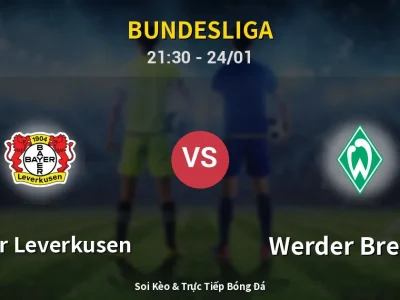 Soi Kèo Bayer Leverkusen vs Werder Bremen – 21:30 24/01 | Nhận Định, Dự Đoán Tỷ Số