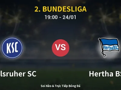 🔴 Trực Tiếp: Karlsruher SC 0-0 Hertha BSC – Link Xem 2. Bundesliga (Full HD)