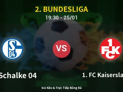 Kết Quả: FC Schalke 04 2-2 1. FC Kaiserslautern – Highlight & Bàn Thắng | 2. Bundesliga