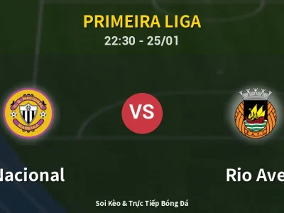 Soi Kèo Nacional vs Rio Ave – 22:30 25/01 | Nhận Định, Dự Đoán Tỷ Số