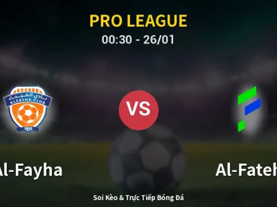Kết Quả: Al-Fayha 2-0 Al-Fateh – Highlight & Bàn Thắng | Pro League