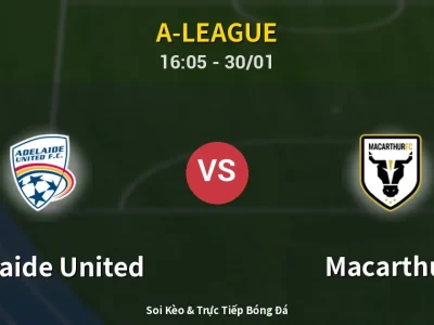 Kết Quả: Adelaide United 1-1 Macarthur – Highlight & Bàn Thắng | A-League