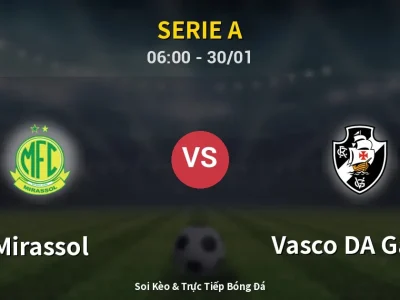 Kết Quả: Mirassol 2-1 Vasco DA Gama – Highlight & Bàn Thắng | Serie A