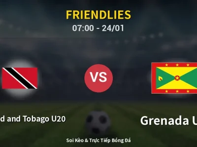 Kết Quả: Trinidad and Tobago U20 1-1 Grenada U20 – Highlight & Bàn Thắng | Friendlies