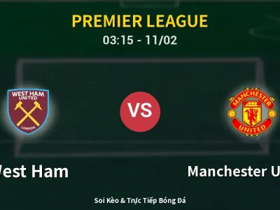 Soi Kèo West Ham vs Manchester United – 03:15 11/02 | Nhận Định, Dự Đoán Tỷ Số