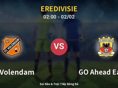 Kết Quả: FC Volendam 1-1 GO Ahead Eagles – Highlight & Bàn Thắng | Eredivisie