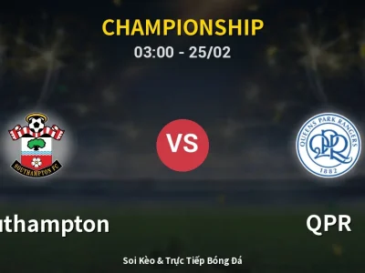 Kết Quả: Southampton 5-0 QPR – Highlight & Bàn Thắng | Championship