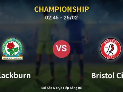 Kết Quả: Blackburn 1-2 Bristol City – Highlight & Bàn Thắng | Championship