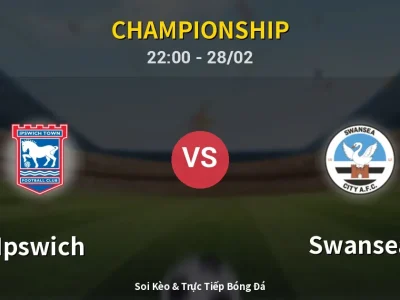 Soi Kèo Ipswich vs Swansea – 22:00 28/02 | Nhận Định, Dự Đoán Tỷ Số
