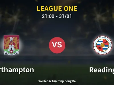 🔴 Trực Tiếp: Northampton 0-0 Reading – Link Xem League One (Full HD)