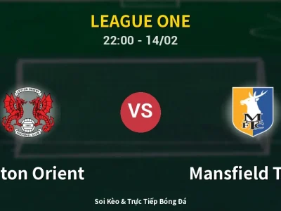 Soi Kèo Leyton Orient vs Mansfield Town – 22:00 14/02 | Nhận Định, Dự Đoán Tỷ Số