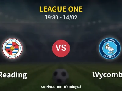 🔴 Trực Tiếp: Reading 1-0 Wycombe – Link Xem League One (Full HD)