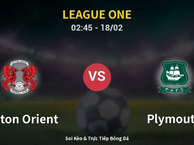 Kết Quả: Leyton Orient 1-3 Plymouth – Highlight & Bàn Thắng | League One
