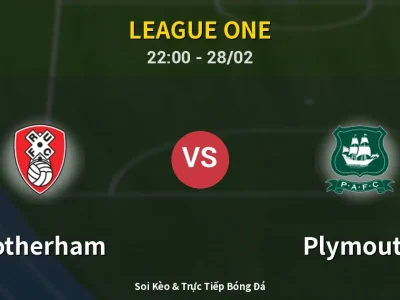Soi Kèo Rotherham vs Plymouth – 22:00 28/02 | Nhận Định, Dự Đoán Tỷ Số