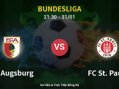🔴 Trực Tiếp: FC Augsburg 0-0 FC St. Pauli – Link Xem Bundesliga (Full HD)