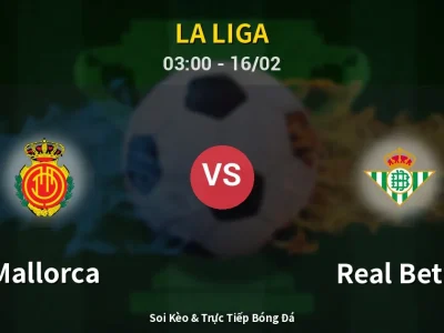 Kết Quả: Mallorca 1-2 Real Betis – Highlight & Bàn Thắng | La Liga