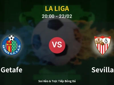 Soi Kèo Getafe vs Sevilla – 20:00 22/02 | Nhận Định, Dự Đoán Tỷ Số
