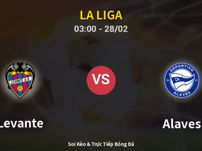 Soi Kèo Levante vs Alaves – 03:00 28/02 | Nhận Định, Dự Đoán Tỷ Số
