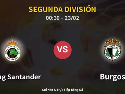 Kết Quả: Racing Santander 1-0 Burgos – Highlight & Bàn Thắng | Segunda División