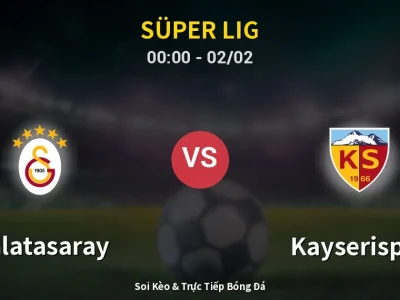 Kết Quả: Galatasaray 4-0 Kayserispor – Highlight & Bàn Thắng | Süper Lig