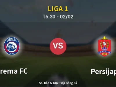 Kết Quả: Arema FC 1-0 Persijap – Highlight & Bàn Thắng | Liga 1