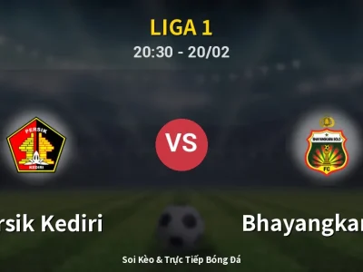 🔴 Trực Tiếp: Persik Kediri 3-3 Bhayangkara FC – Link Xem Liga 1 (Full HD)