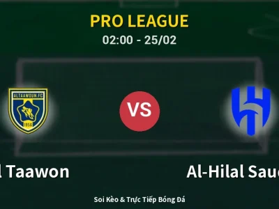 Kết Quả: Al Taawon 1-1 Al-Hilal Saudi FC – Highlight & Bàn Thắng | Pro League