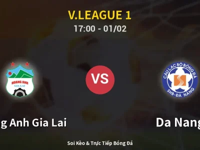 Kết Quả: Hoang Anh Gia Lai 1-0 Da Nang – Highlight & Bàn Thắng | V.League 1
