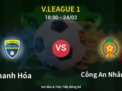 Kết Quả: Thanh Hóa 1-3 Công An Nhân Dân – Highlight & Bàn Thắng | V.League 1