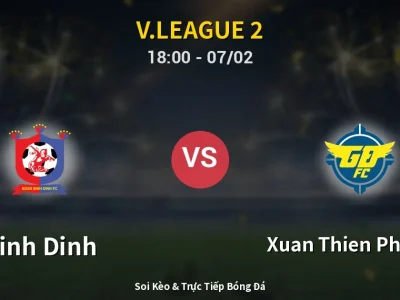 Kết Quả: Binh Dinh 2-0 Xuan Thien Phu Tho – Highlight & Bàn Thắng | V.League 2