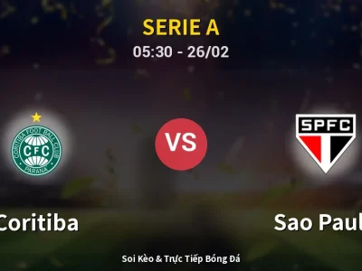 Kết Quả: Coritiba 0-1 Sao Paulo – Highlight & Bàn Thắng | Serie A