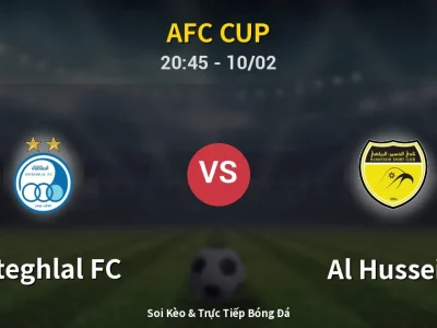 🔴 Trực Tiếp: Esteghlal FC 0-0 Al Hussein – Link Xem AFC Cup (Full HD)