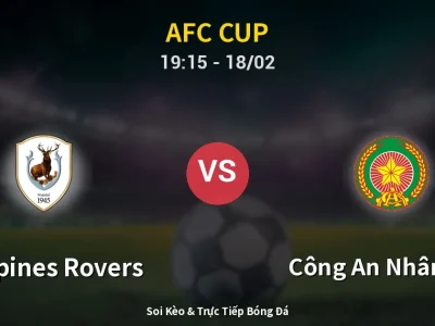 🔴 Trực Tiếp: Tampines Rovers 2-0 Công An Nhân Dân – Link Xem AFC Cup (Full HD)
