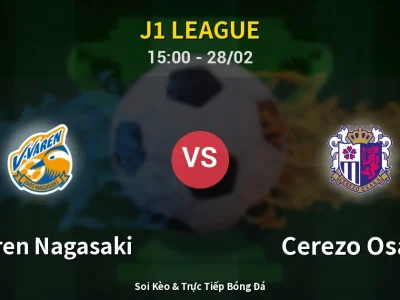 Soi Kèo V-varen Nagasaki vs Cerezo Osaka – 15:00 28/02 | Nhận Định, Dự Đoán Tỷ Số