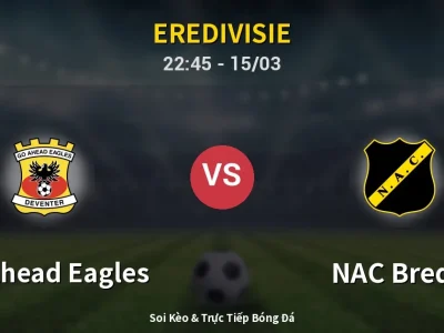 Soi Kèo GO Ahead Eagles vs NAC Breda – 22:45 15/03 | Nhận Định, Dự Đoán Tỷ Số