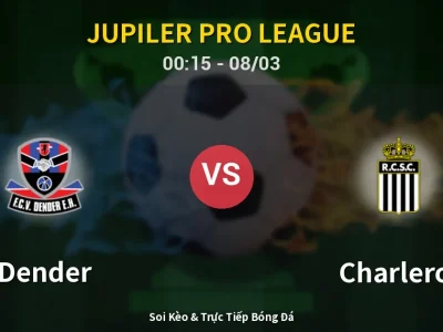 Kết Quả: Dender 2-2 Charleroi – Highlight & Bàn Thắng | Jupiler Pro League