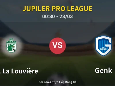 Kết Quả: RAAL La Louvière 5-5 Genk – Highlight & Bàn Thắng | Jupiler Pro League