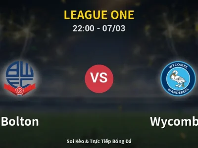Soi Kèo Bolton vs Wycombe – 22:00 07/03 | Nhận Định, Dự Đoán Tỷ Số
