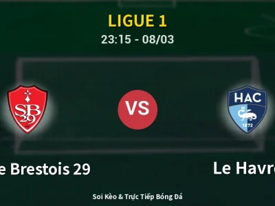Soi Kèo Stade Brestois 29 vs Le Havre – 23:15 08/03 | Nhận Định, Dự Đoán Tỷ Số