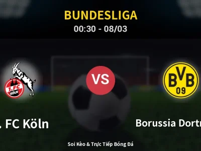 Kết Quả: 1. FC Köln 1-2 Borussia Dortmund – Highlight & Bàn Thắng | Bundesliga