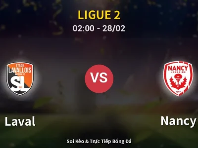 Kết Quả: Laval 1-1 Nancy – Highlight & Bàn Thắng | Ligue 2