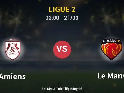 Kết Quả: Amiens 3-4 Le Mans – Highlight & Bàn Thắng | Ligue 2