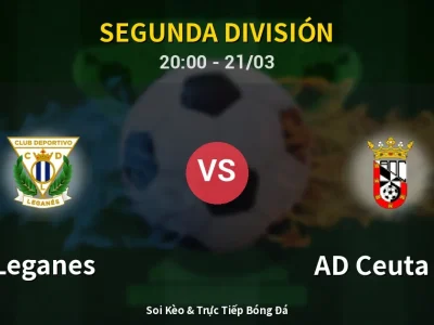 🔴 Trực Tiếp: Leganes 1-1 AD Ceuta FC – Link Xem Segunda División (Full HD)