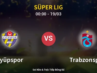 Kết Quả: Eyüpspor 0-1 Trabzonspor – Highlight & Bàn Thắng | Süper Lig